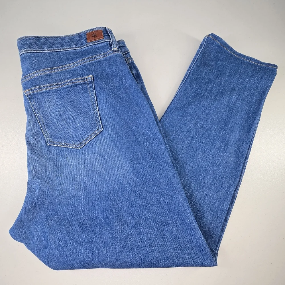Lauren Ralph Lauren Premier Straight High Rise Jeans Women’s Size 16W